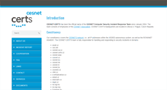 Desktop Screenshot of csirt.cesnet.cz