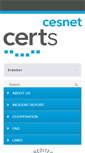 Mobile Screenshot of csirt.cesnet.cz