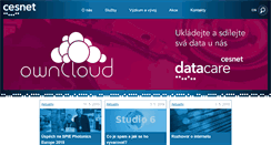 Desktop Screenshot of cesnet.cz